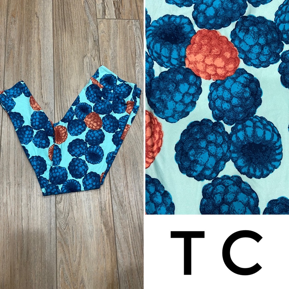 LuLaRoe TC Raspberry Leggings